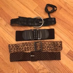 Lot of 5 belts🌺